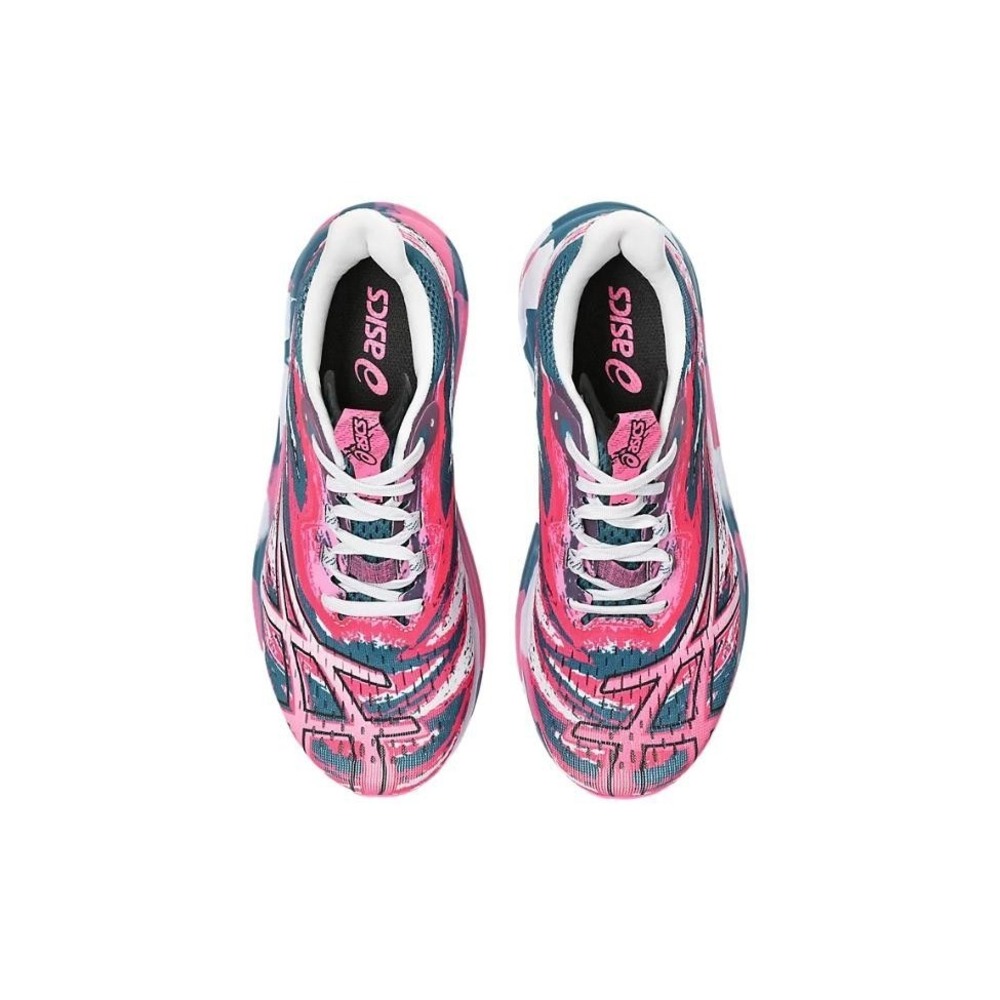 ASICS Noosa Tri 15 Womens 6.5 Shoes Avant Garde Pink Restful Teal 1012B429-401 - Picture 4 of 5